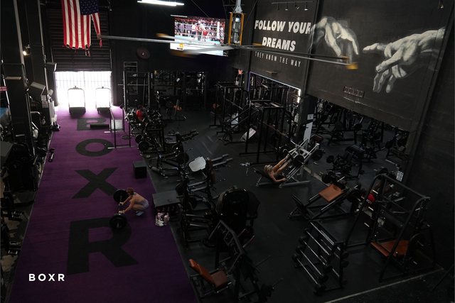 The weight room